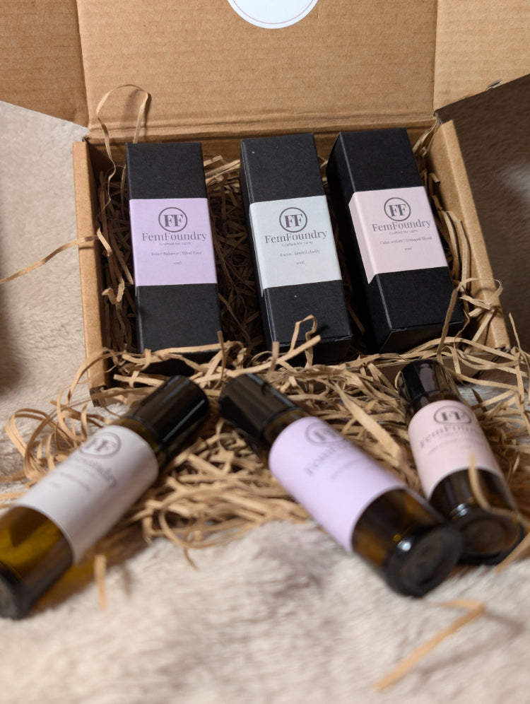 Three Aromatherapy Pulse Point Rollers